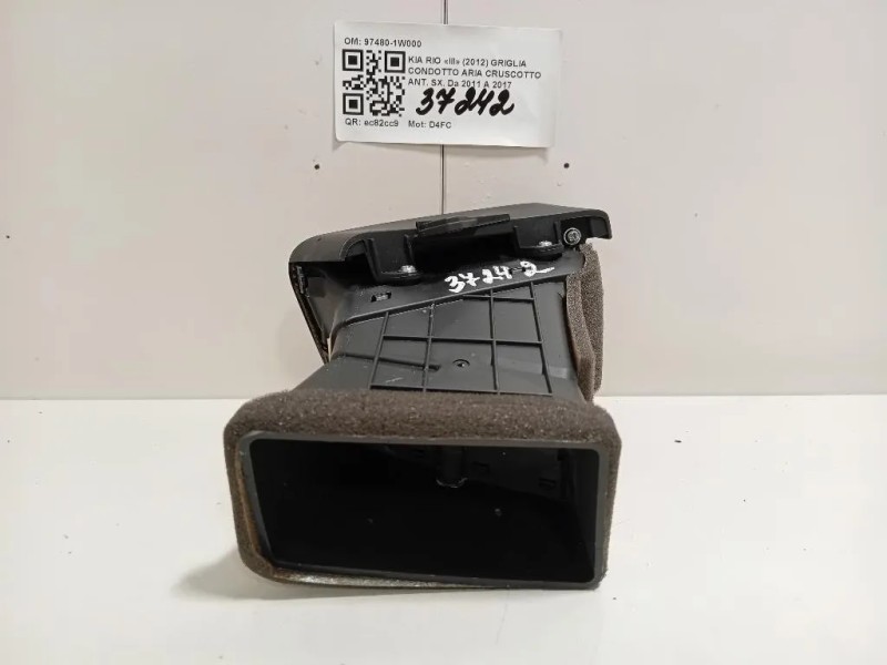 Griglia Condotto ARIA Cruscotto ANT SX 97480-1W000 Kia RIO III 2012