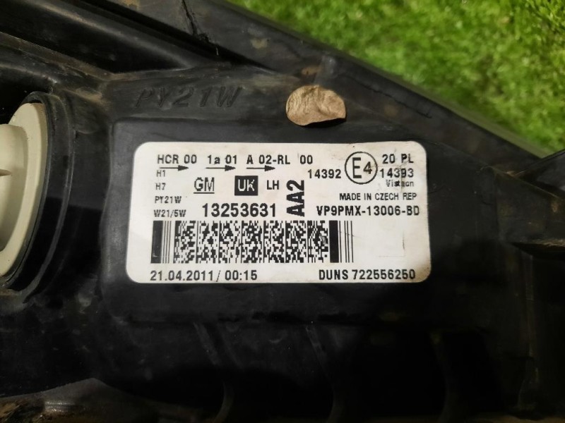 Proiettore ANT SX 13253631 Opel Meriva B 2010