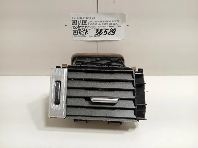 Griglia Condotto ARIA Cruscotto ANT SX BJ32-018B08-GB Land Rover Range Rover Evoque I 2011