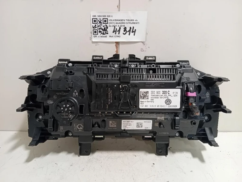 Quadro Strumenti 3G0 920 320 C Volkswagen Tiguan I 2011