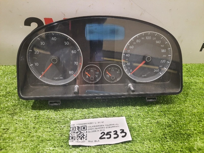 Quadro Strumenti 1T0920861XZ01 Volkswagen Touran II 2007