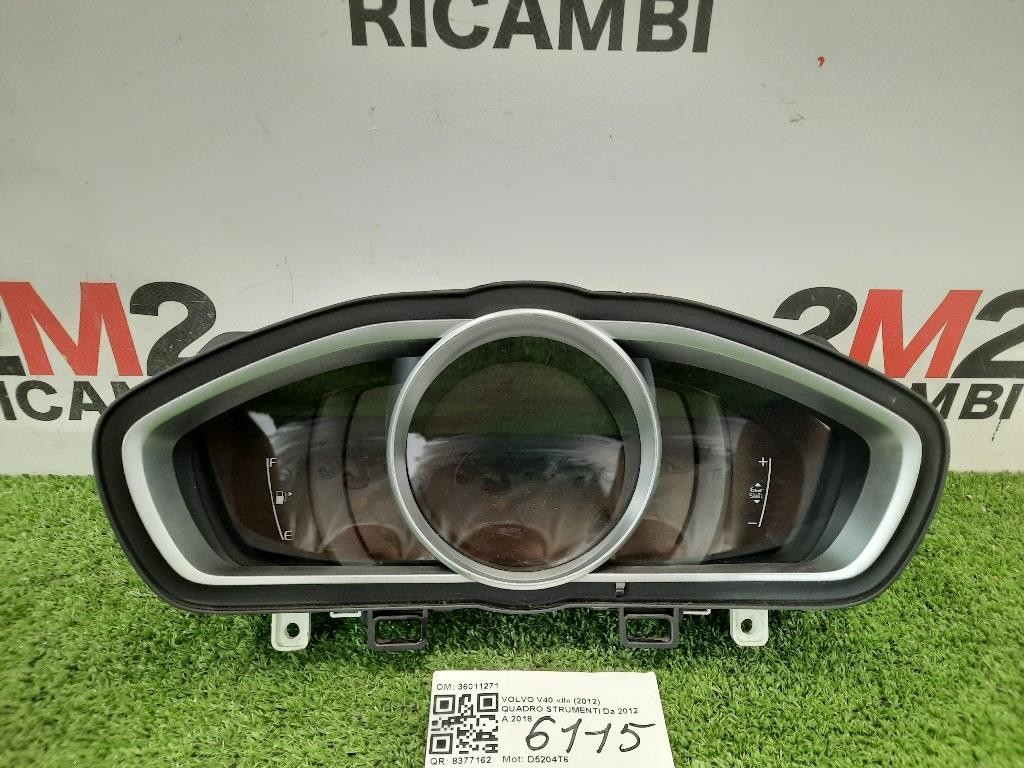 Quadro Strumenti 36011271 Volvo V40 II 2012