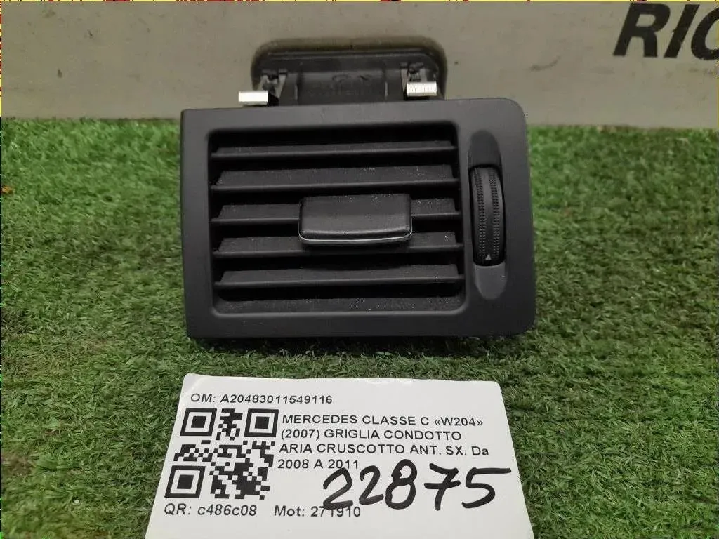 Griglia Condotto ARIA Cruscotto ANT SX A20483011549116 Mercedes Classe C W204 2007