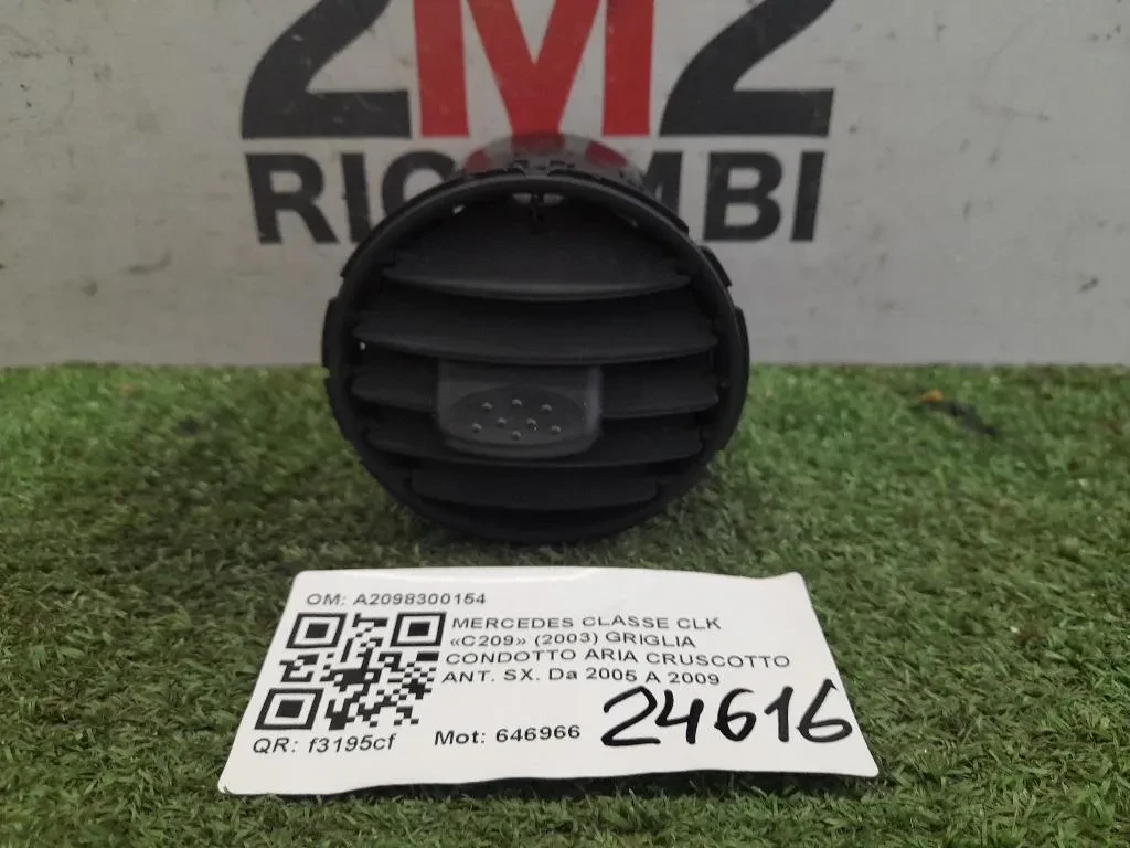 Griglia Condotto ARIA Cruscotto ANT SX A2098300154 Mercedes Classe CLK C209 2003
