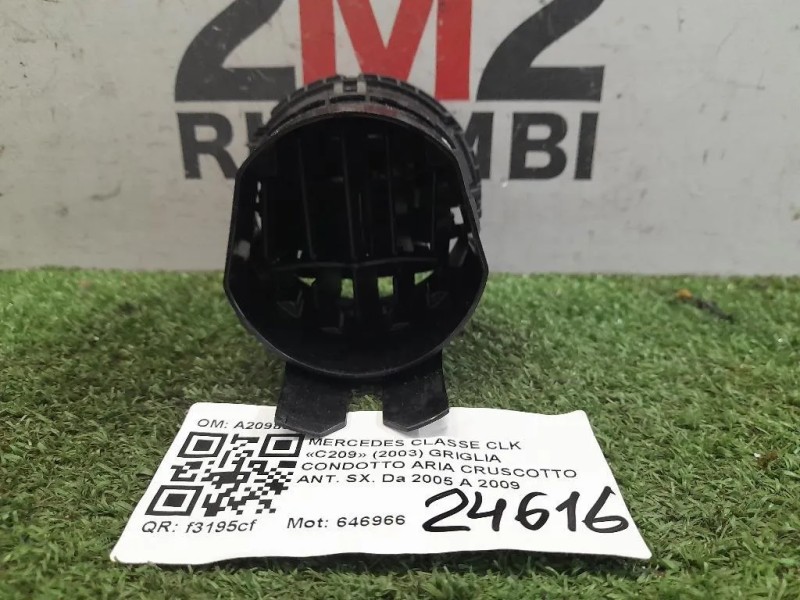 Griglia Condotto ARIA Cruscotto ANT SX A2098300154 Mercedes Classe CLK C209 2003