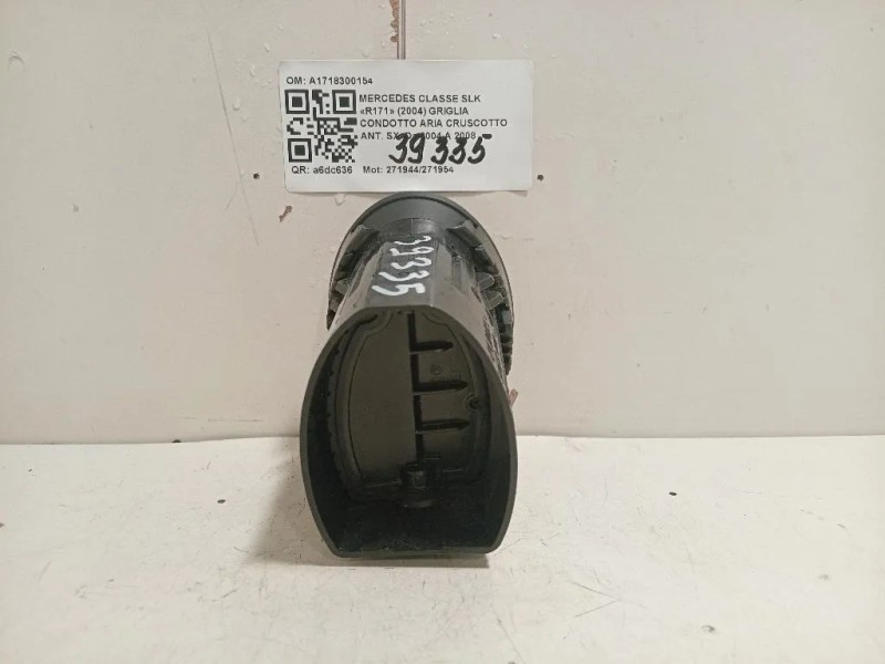 Griglia Condotto ARIA Cruscotto ANT SX A1718300154 Mercedes Classe SLK R171 2004