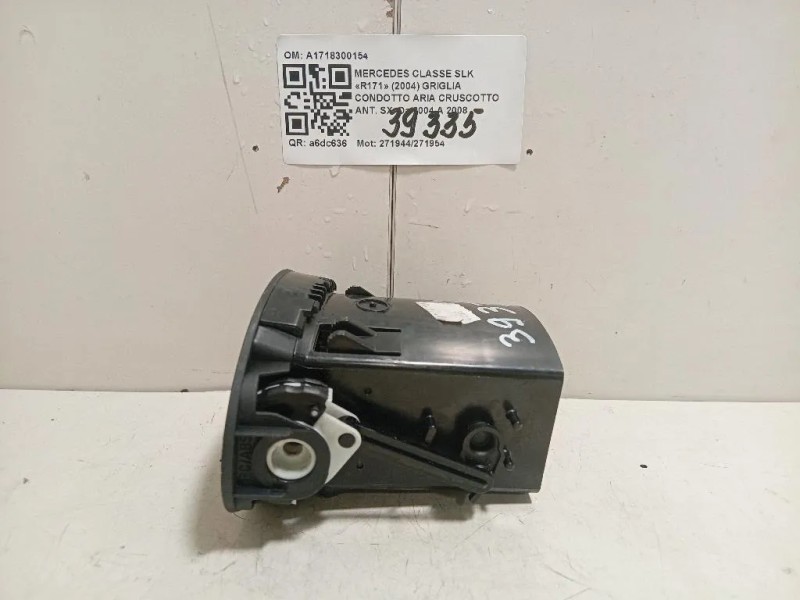 Griglia Condotto ARIA Cruscotto ANT SX A1718300154 Mercedes Classe SLK R171 2004