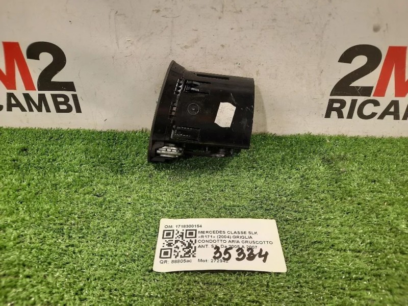 Griglia Condotto ARIA Cruscotto ANT SX 1718300154 Mercedes Classe SLK R171 2004