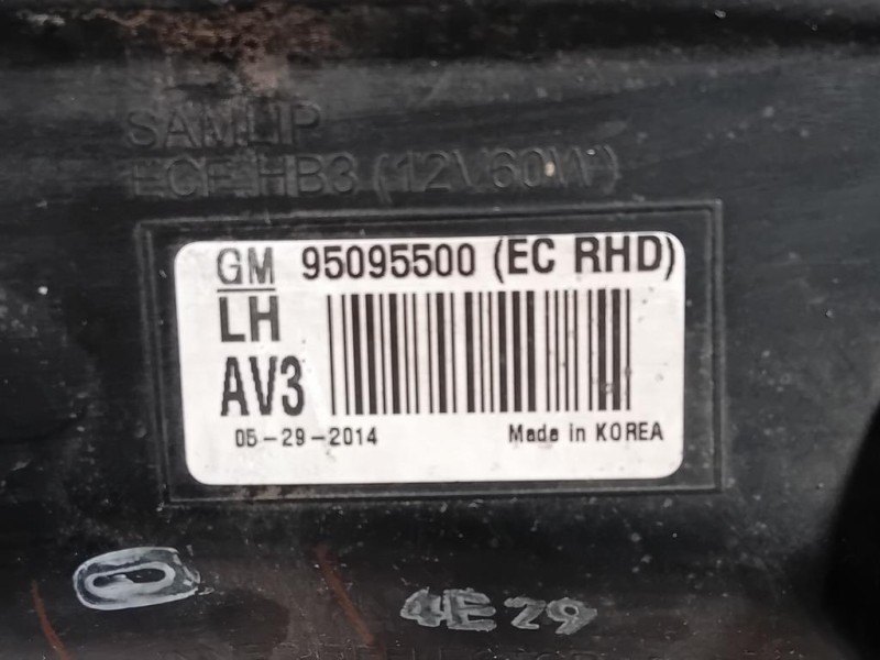 Proiettore ANT SX 95095500 Opel Mokka 2013