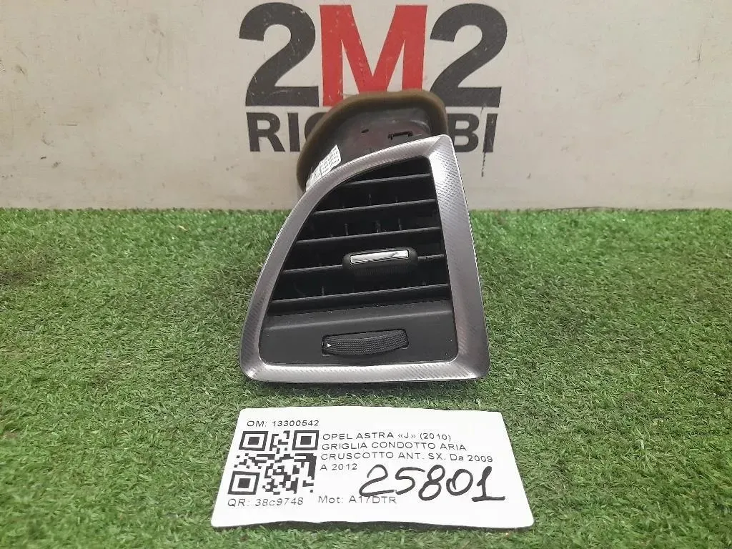 Griglia Condotto ARIA Cruscotto ANT SX 13300542 Opel Astra J 2010
