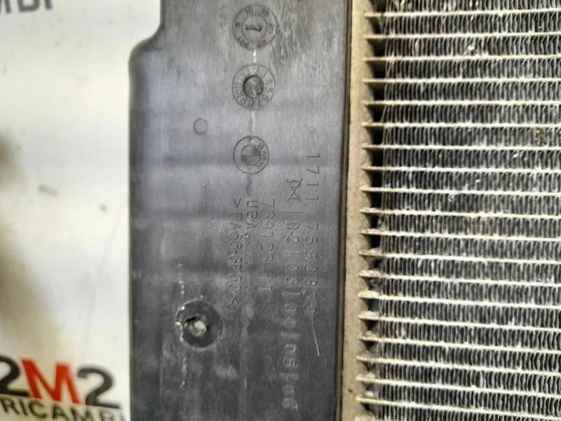 Radiatore Acqua 17118623369 Bmw X3 F25 2014