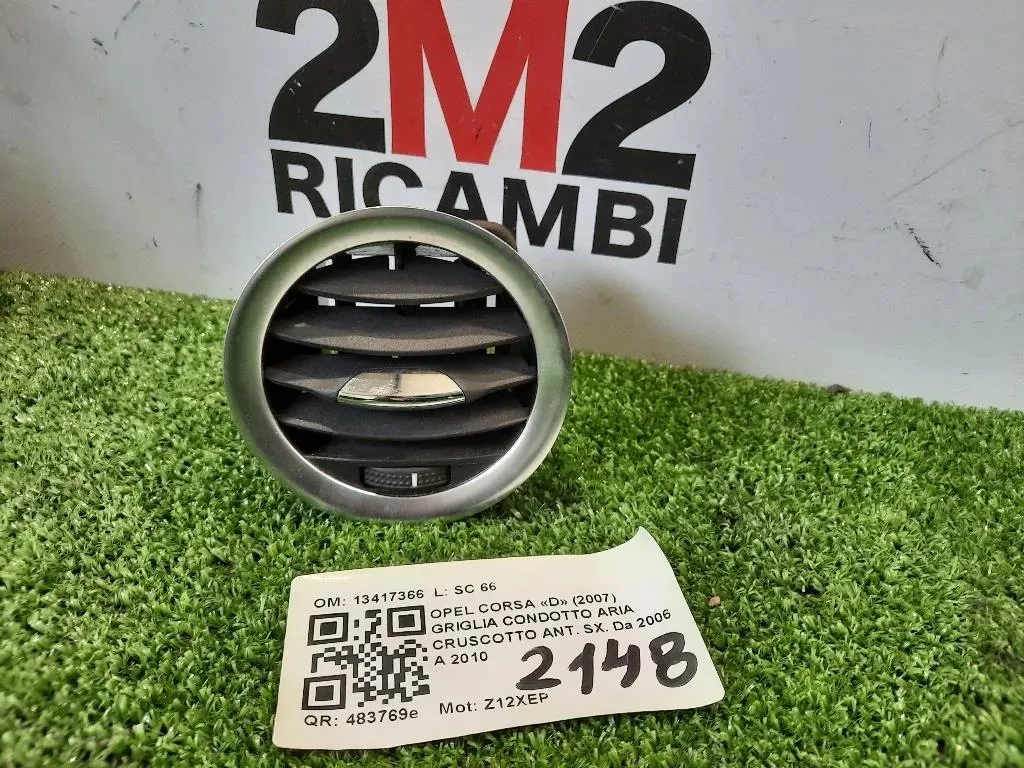 Griglia Condotto ARIA Cruscotto ANT SX 13417366 Opel Corsa D 2007