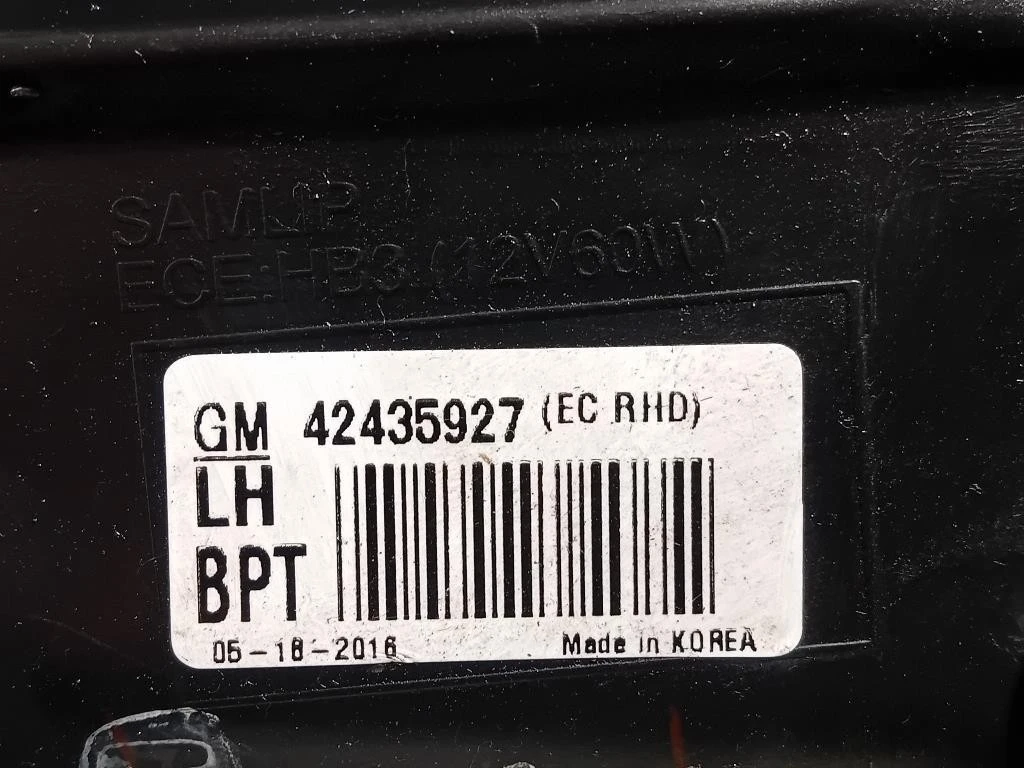 Proiettore ANT SX 42435927 Opel Mokka X 2016