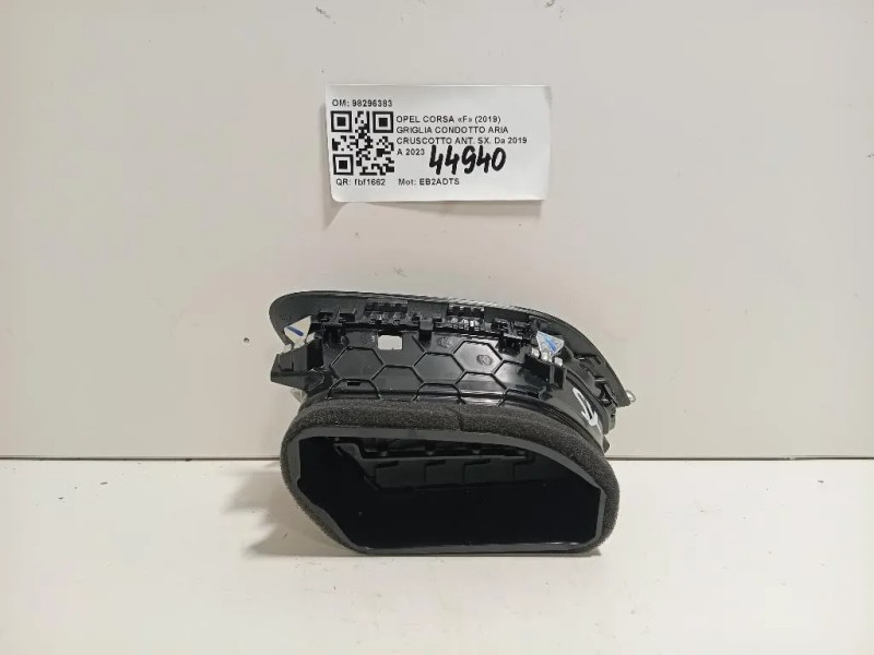 Griglia Condotto ARIA Cruscotto ANT SX 98296383 Opel Corsa F 2019