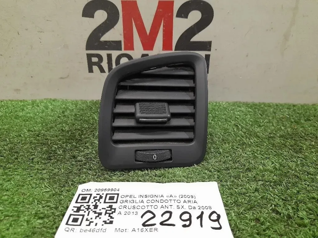 Griglia Condotto ARIA Cruscotto ANT SX 20959904 Opel Insignia A 2009
