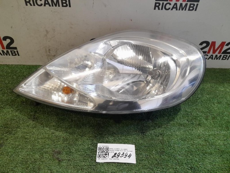 Proiettore ANT SX 93859833 Opel Vivaro A 2007