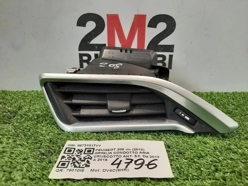 Griglia Condotto ARIA Cruscotto ANT SX 96731317VV Peugeot 208 I 2012