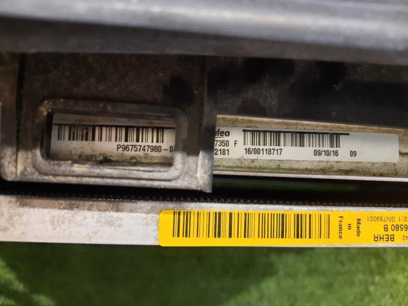 Radiatore Acqua 9675747980 Citroen Jumpy IV 2016