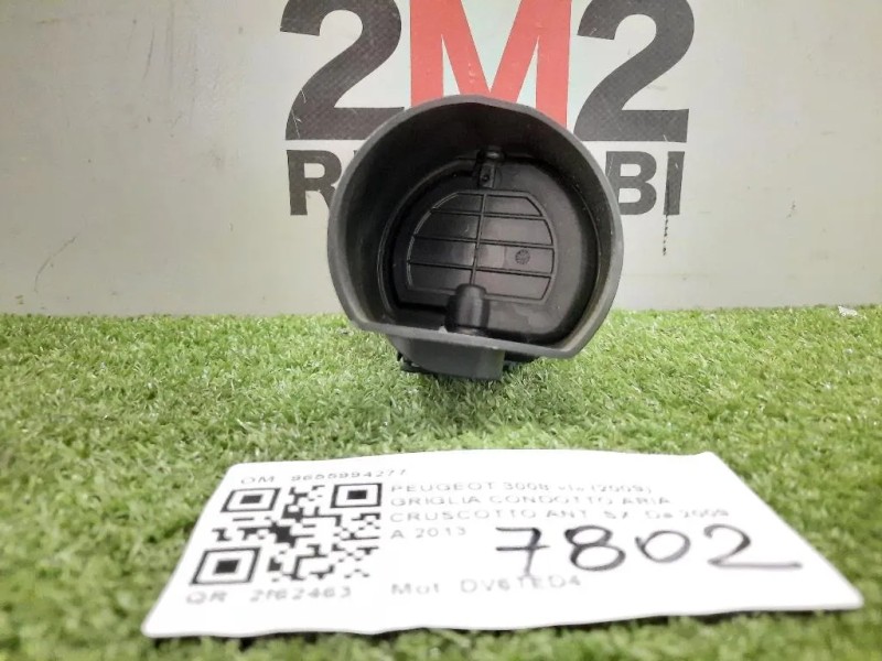 Griglia Condotto ARIA Cruscotto ANT SX 9655994277 Peugeot 3008 I 2009