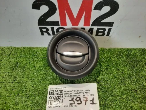 Griglia Condotto ARIA Cruscotto ANT SX 687601310R Renault CLIO IV 2016