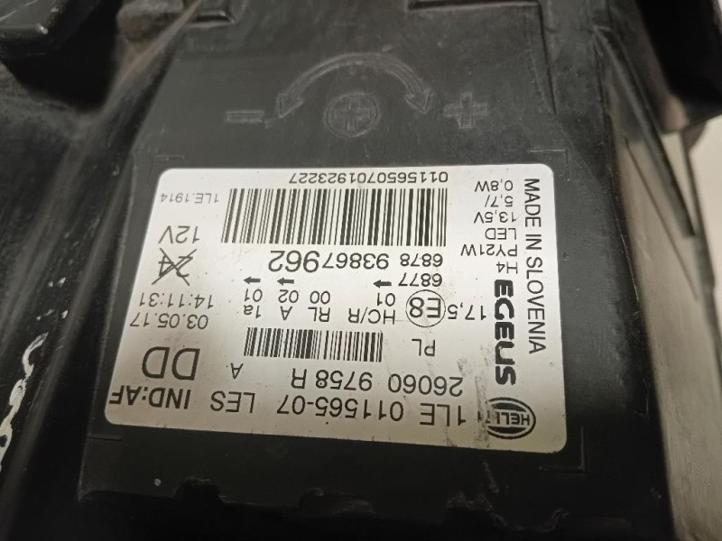 Proiettore ANT SX 011565-07 Opel Vivaro B 2015