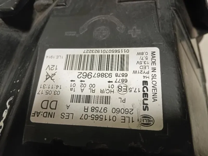 Proiettore ANT SX 011565-07 Opel Vivaro B 2015