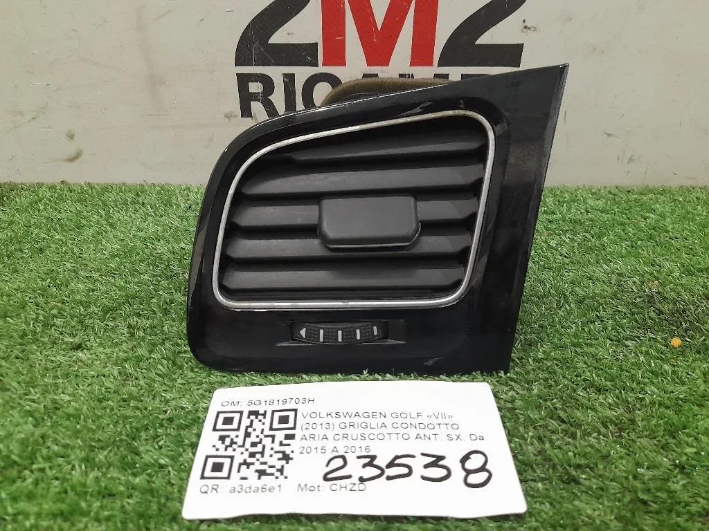 Griglia Condotto ARIA Cruscotto ANT SX 5G1819703H Volkswagen GOLF VII 2013