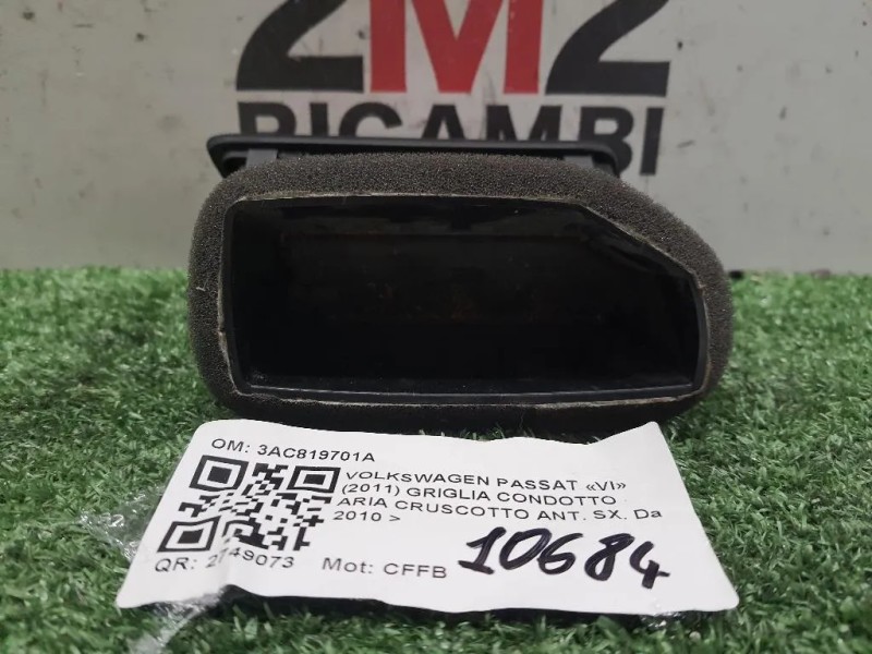 Griglia Condotto ARIA Cruscotto ANT SX 3AC819701A Volkswagen Passat VI 2011
