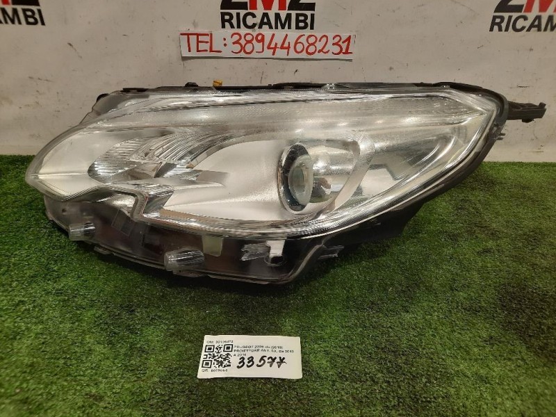 Proiettore ANT SX 90106472 Peugeot 2008 I 2016