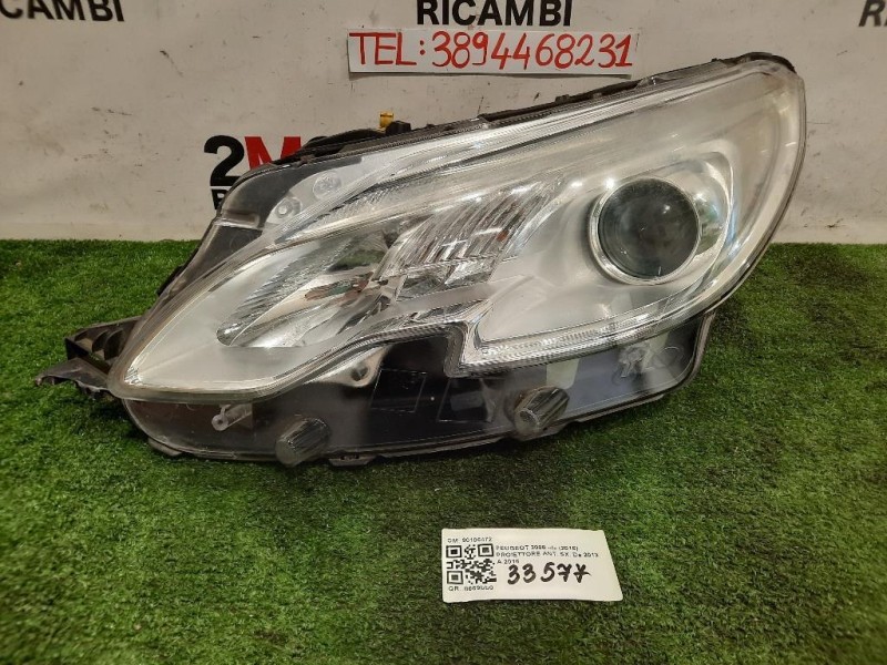 Proiettore ANT SX 90106472 Peugeot 2008 I 2016