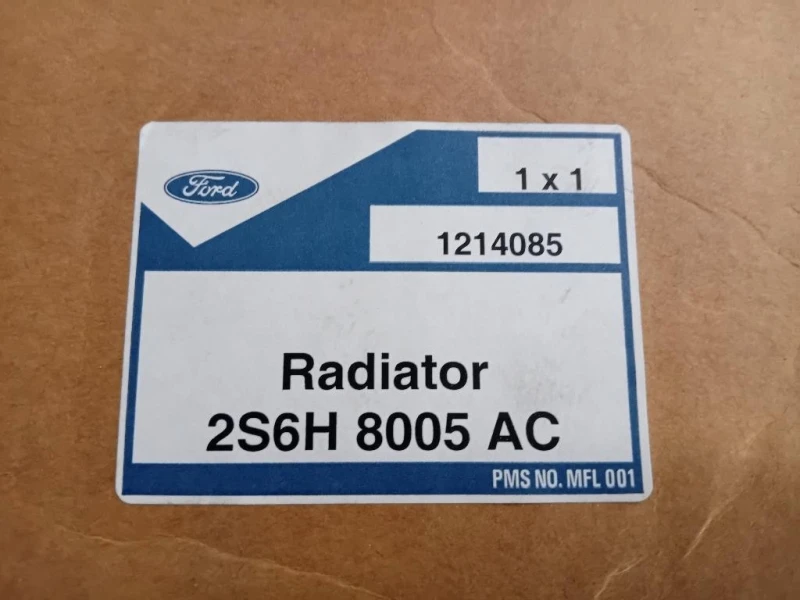 Radiatore Acqua 2S6H 8005 AC Ford Fiesta VI VAN 2008