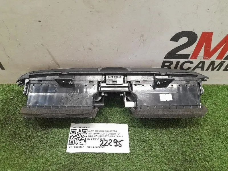 Griglia Condotto ARIA Cruscotto Centrale 1560883800 Alfa Romeo Giulietta 2010