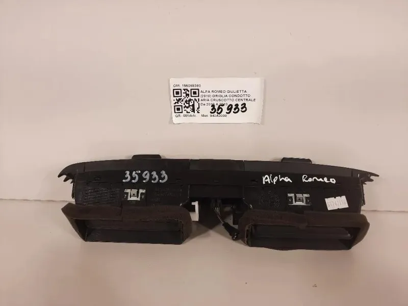 Griglia Condotto ARIA Cruscotto Centrale 1560883810 Alfa Romeo Giulietta 2010