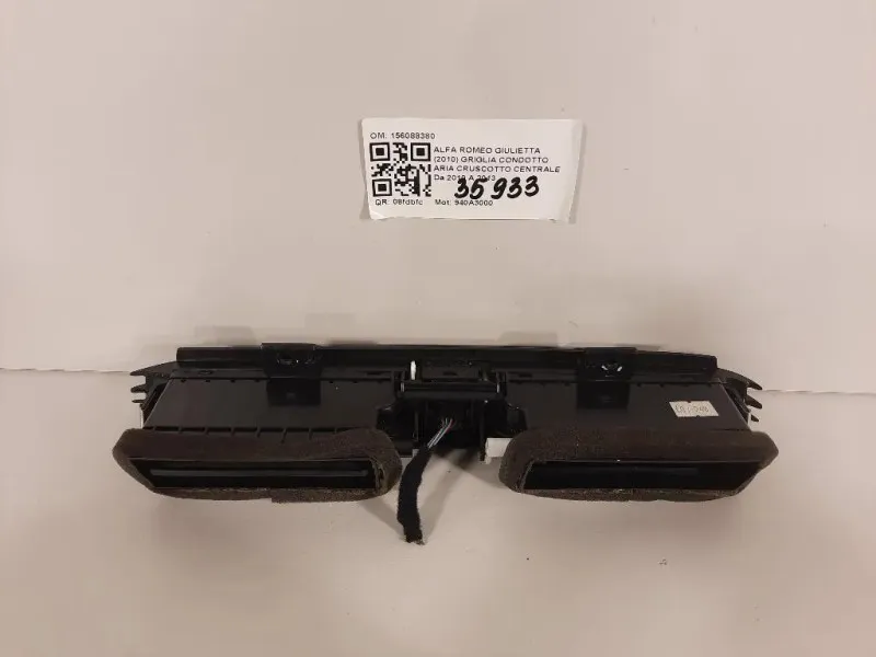 Griglia Condotto ARIA Cruscotto Centrale 1560883810 Alfa Romeo Giulietta 2010