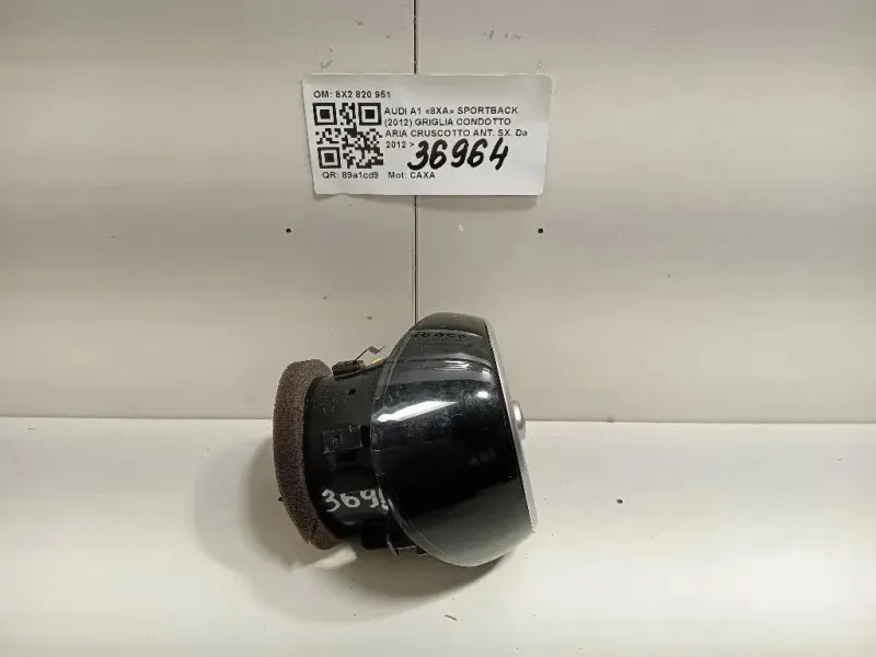 Griglia Condotto ARIA Cruscotto Centrale 8X2820951 Audi A1 8XA Sportback 2012