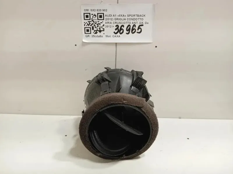 Griglia Condotto ARIA Cruscotto Centrale 8X2820902 Audi A1 8XA Sportback 2012