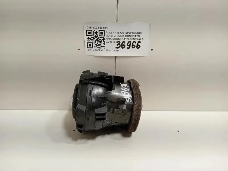 Griglia Condotto ARIA Cruscotto Centrale 8X2820951 Audi A1 8XA Sportback 2012