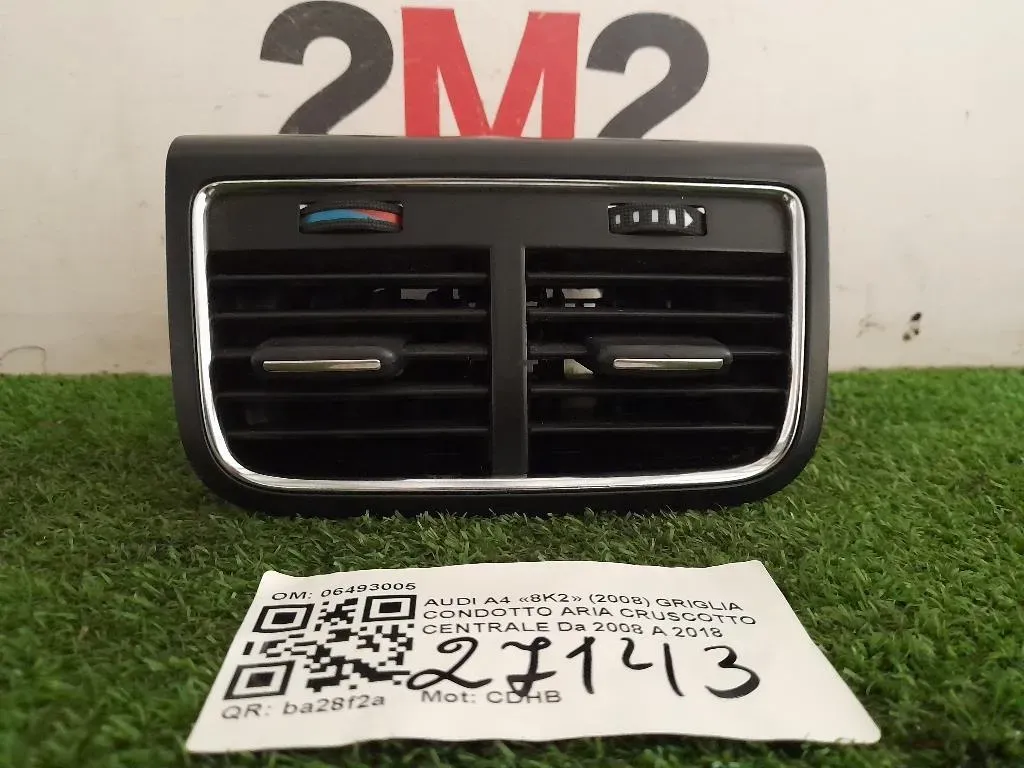 Griglia Condotto ARIA Cruscotto Centrale 06493005 Audi A4 8K2 2008
