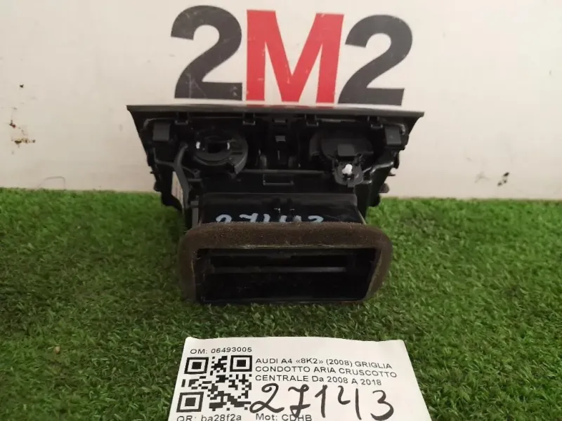 Griglia Condotto ARIA Cruscotto Centrale 06493005 Audi A4 8K2 2008