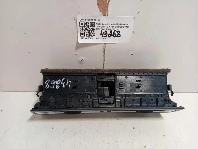 Griglia Condotto ARIA Cruscotto Centrale 8T2 820 951 B Audi A4 8K2 2012