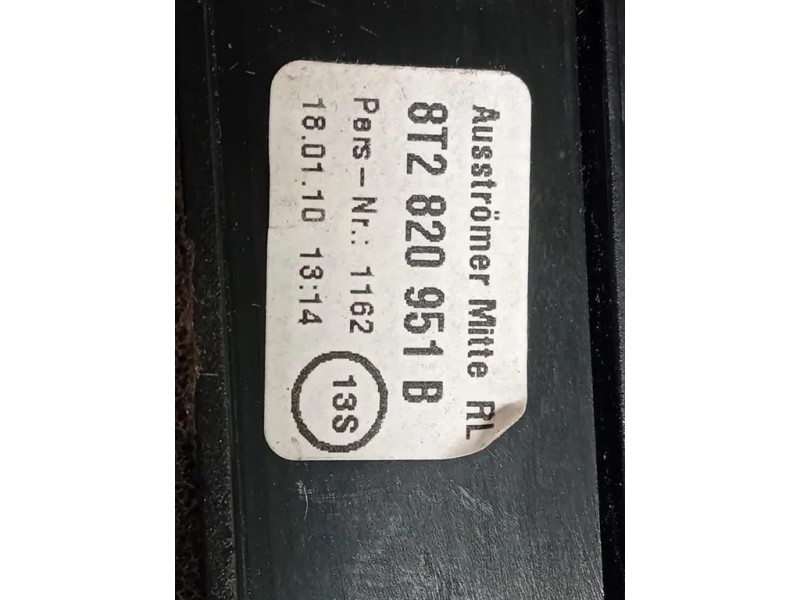 Griglia Condotto ARIA Cruscotto Centrale 8T2 820 951 B Audi A4 8K2 2012