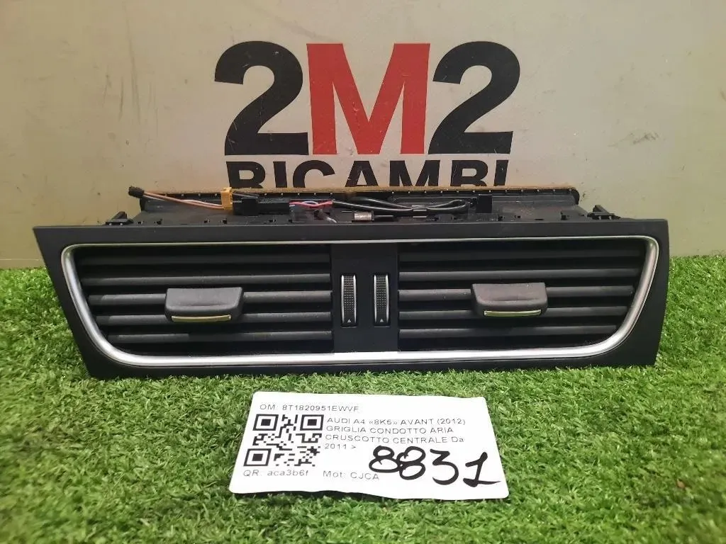 Griglia Condotto ARIA Cruscotto Centrale 8T1820951EWVF Audi A4 8K5 Avant 2012
