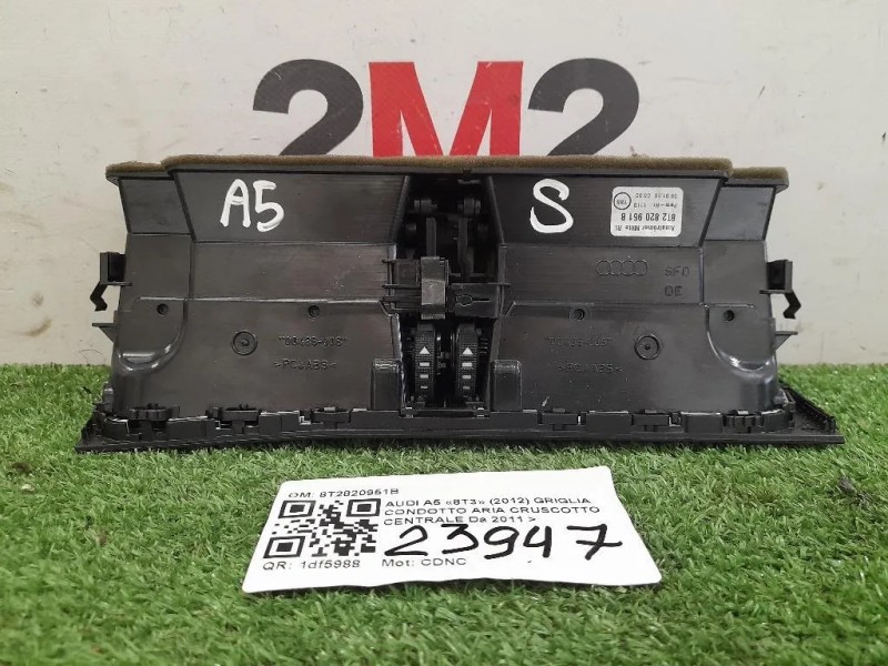 Griglia Condotto ARIA Cruscotto Centrale 8T2820951B Audi A5 8T3 2012