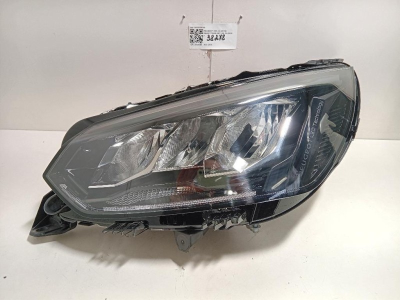 Proiettore ANT SX 9833036380 Peugeot 208 II 2019