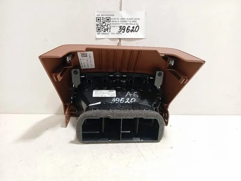 Griglia Condotto ARIA Cruscotto Centrale 4K0 819 203D Audi A6 4GD Avant 2016