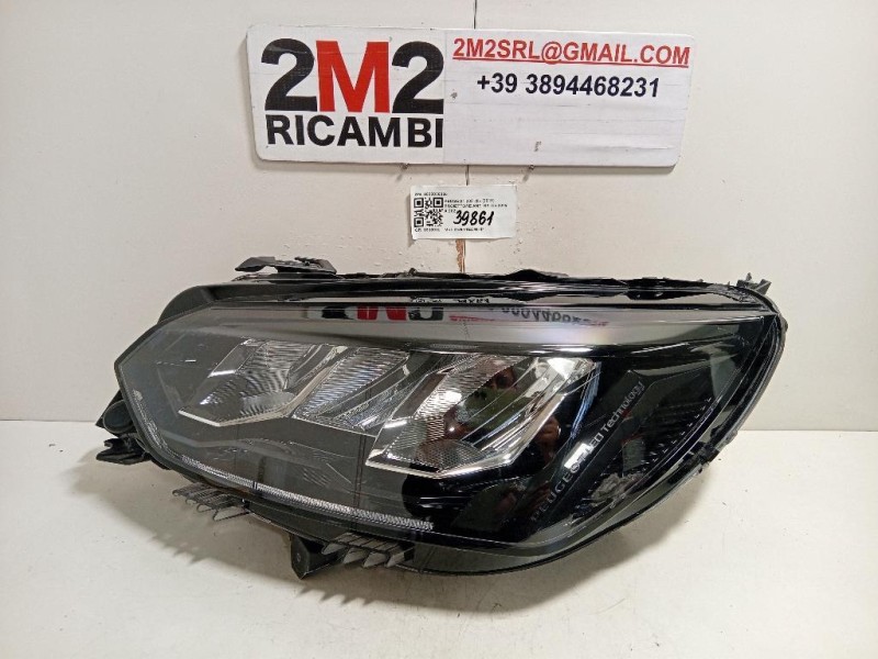 Proiettore ANT SX 9833036380 Peugeot 208 II 2019
