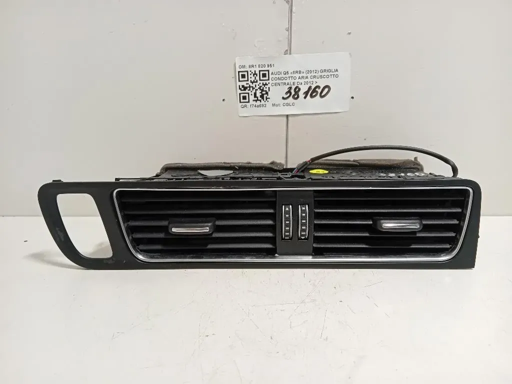 Griglia Condotto ARIA Cruscotto Centrale 8R1820951LLBFS Audi Q5 8RB 2012