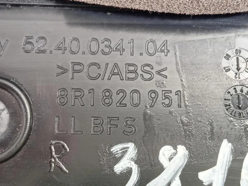 Griglia Condotto ARIA Cruscotto Centrale 8R1820951LLBFS Audi Q5 8RB 2012