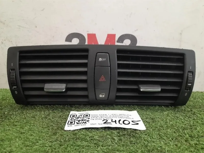 Griglia Condotto ARIA Cruscotto Centrale 7059189 Bmw Serie 1 E87 Berlina 2005
