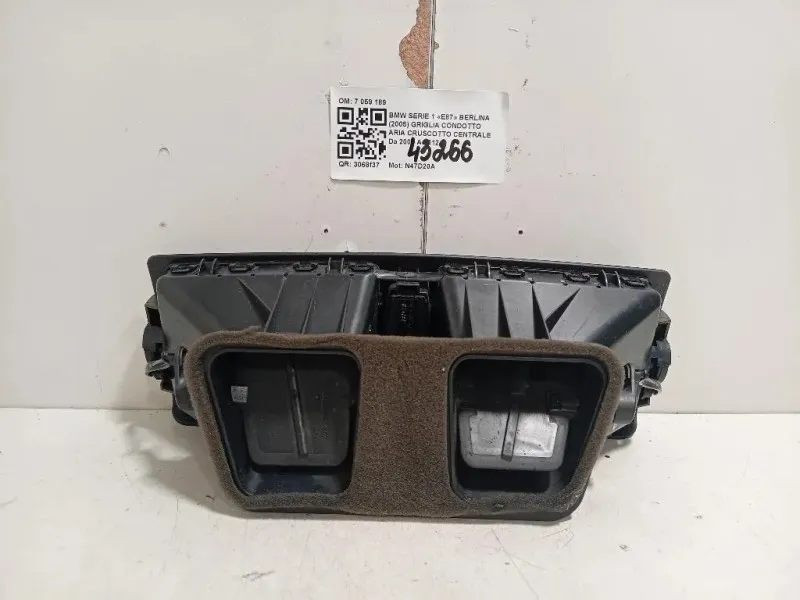 Griglia Condotto ARIA Cruscotto Centrale 7059189 Bmw Serie 1 E87 Berlina 2005